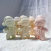 Gingerbread Man Candle Mold – 14.3cm Christmas Silicone Mold for Holiday Candles | Craftee Candle